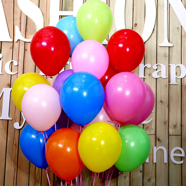 10 inch 2.2g matt wholesale promotional round latex balloons