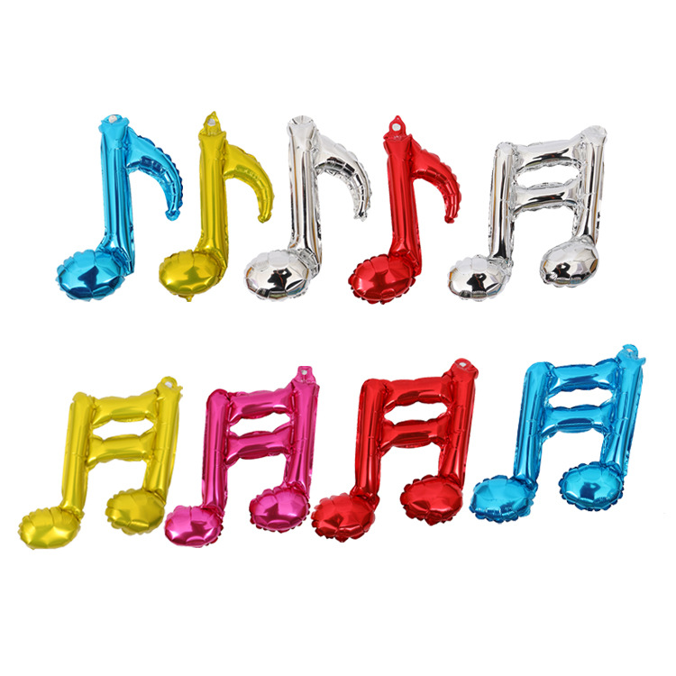 New arrival musical notes quaver helium foil balloon