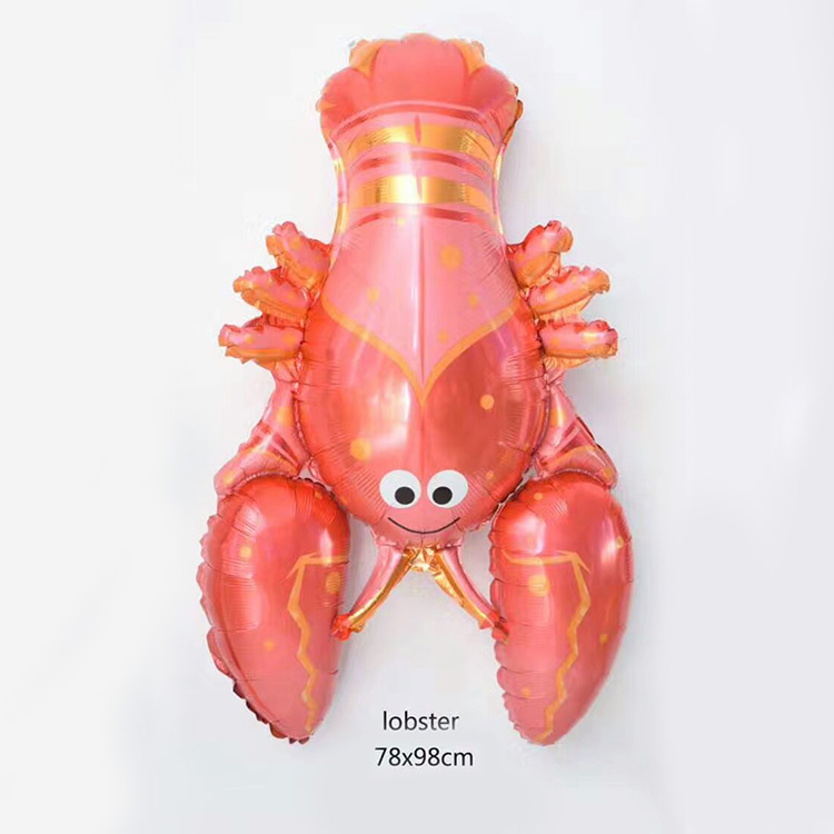 Advertising Lobster inflatable promotion shrimp foil balloon