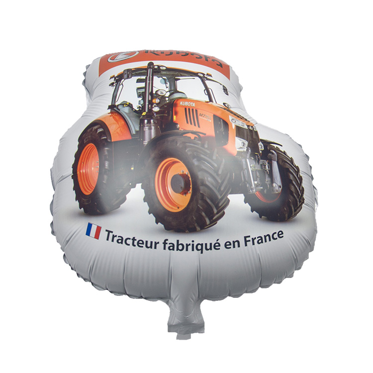 EN71 approved printing tracteur fabrique en France foil balloon