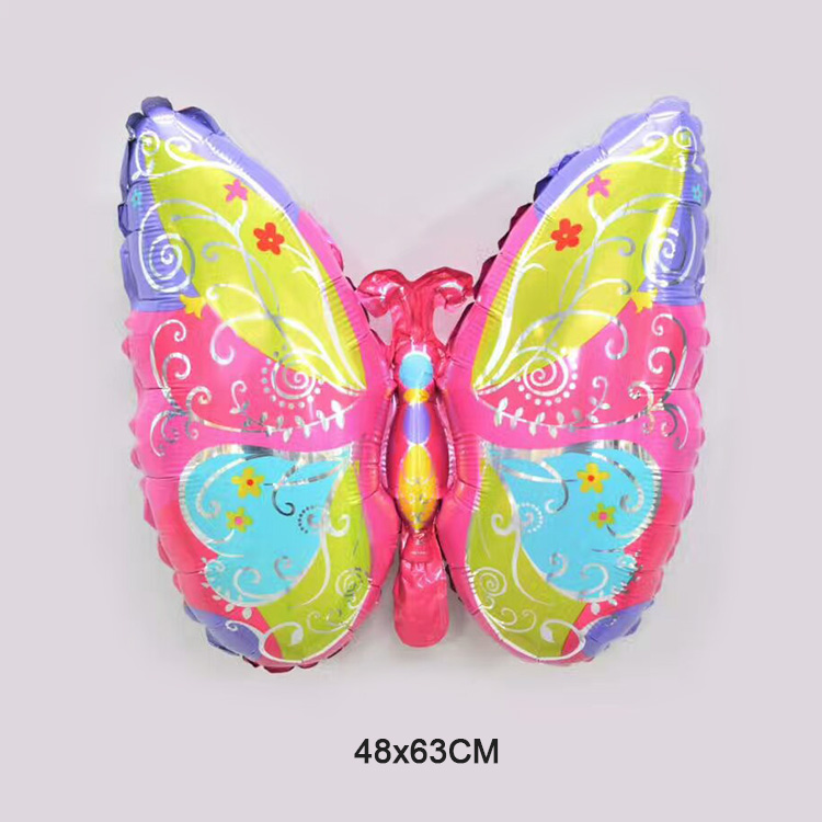 mother's day party decorations butterfly shape helium foil balloon