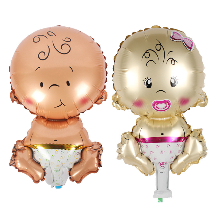 Party supply baby shower gifts cute baby mylar balloon