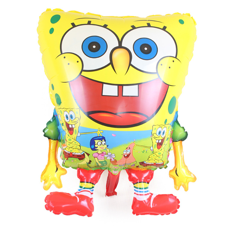 Cartoon characters SpongeBob SquarePants foil balloons