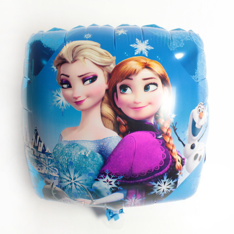 18 inch cartoon character square Frozen foil balloons