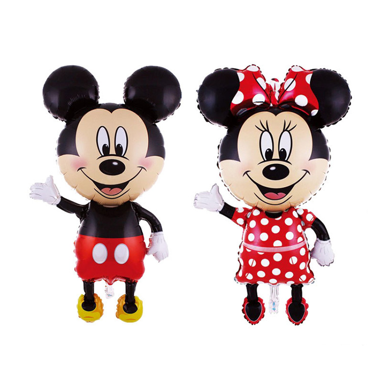 1.2 meter high standing Mickey helium foil balloons