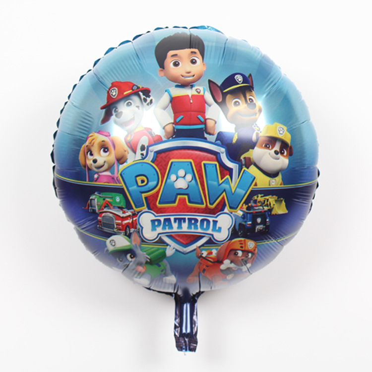 Cartoon Patrol foil balloons