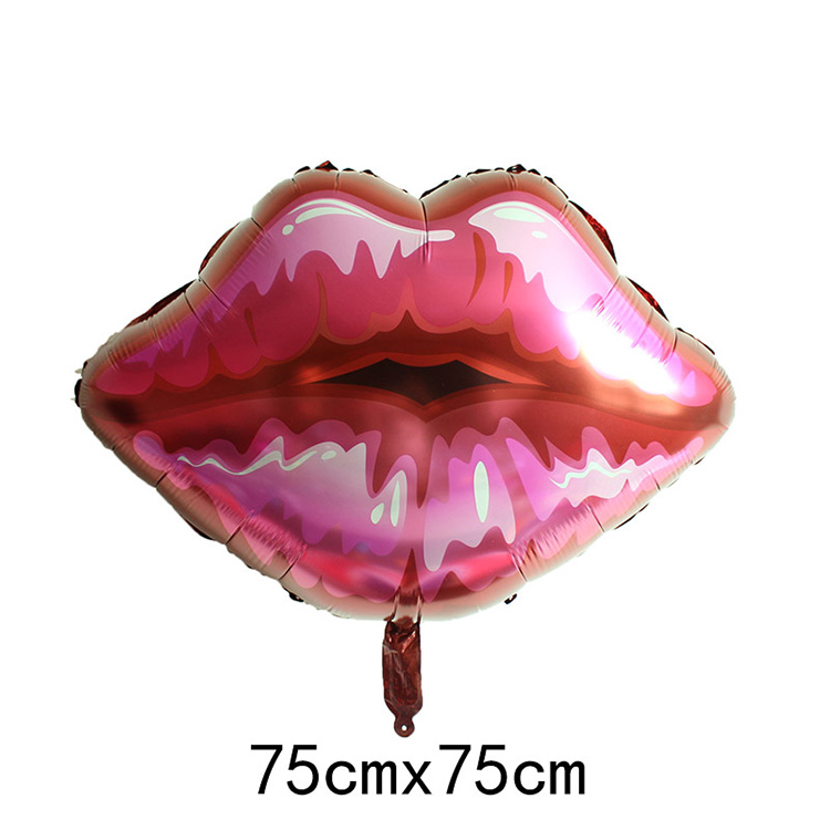 Red Lip Helium Foil balloons