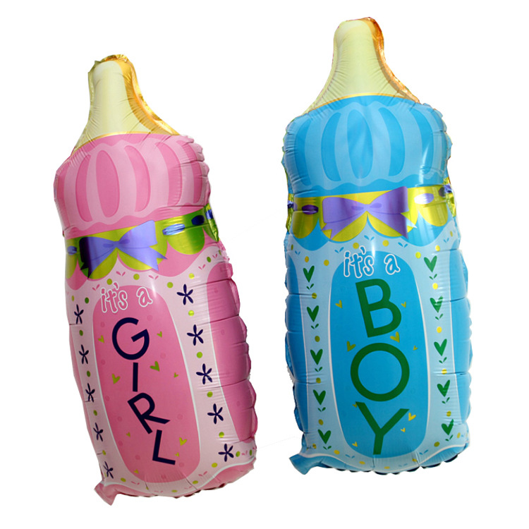 Baby Shower decoration feeding bottle foil balloons