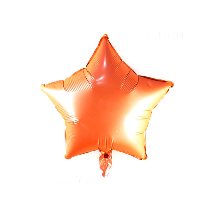 18 inch metallic star shape helium foil aluminium baloon