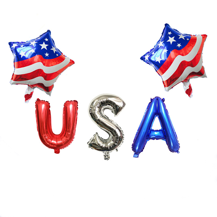 USA National Day Independence Day decor balloon set