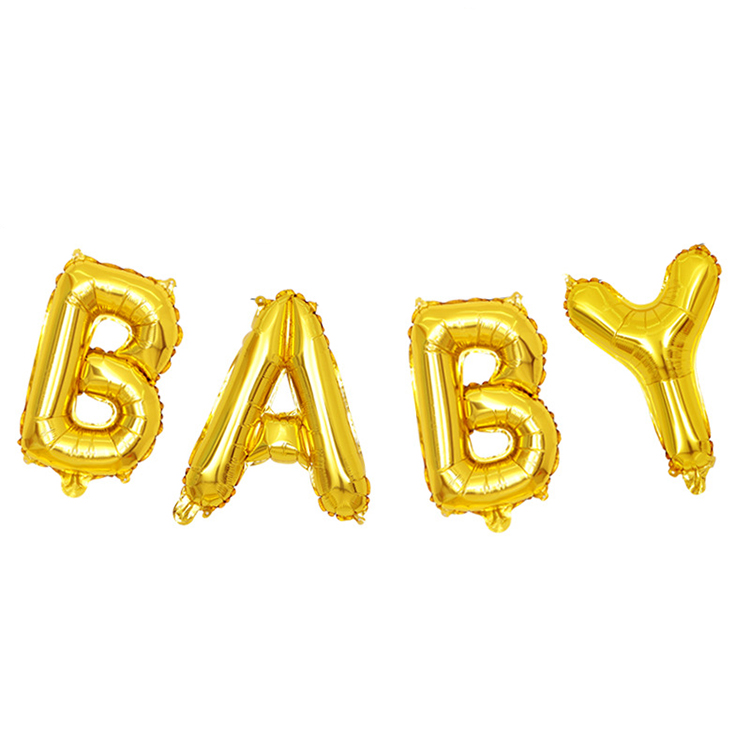 Baby shower balloon set mylar BABY ballons