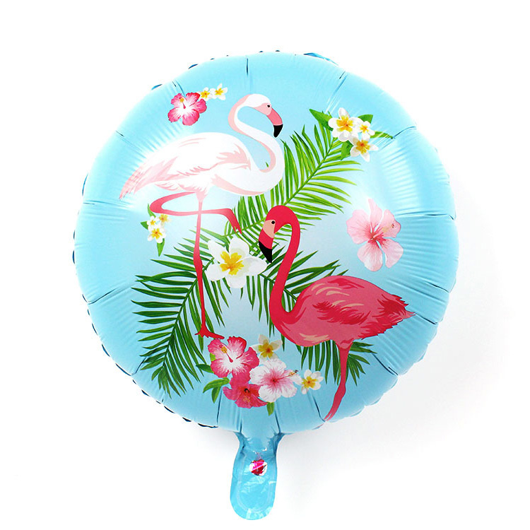 18 inch round flamingo helium mylar balloons