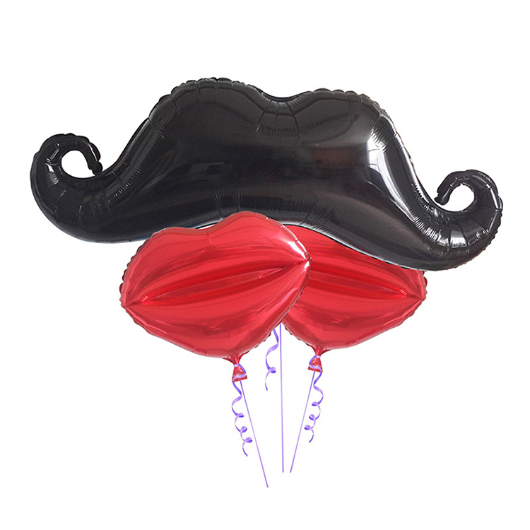 Mustache Foil Balloons