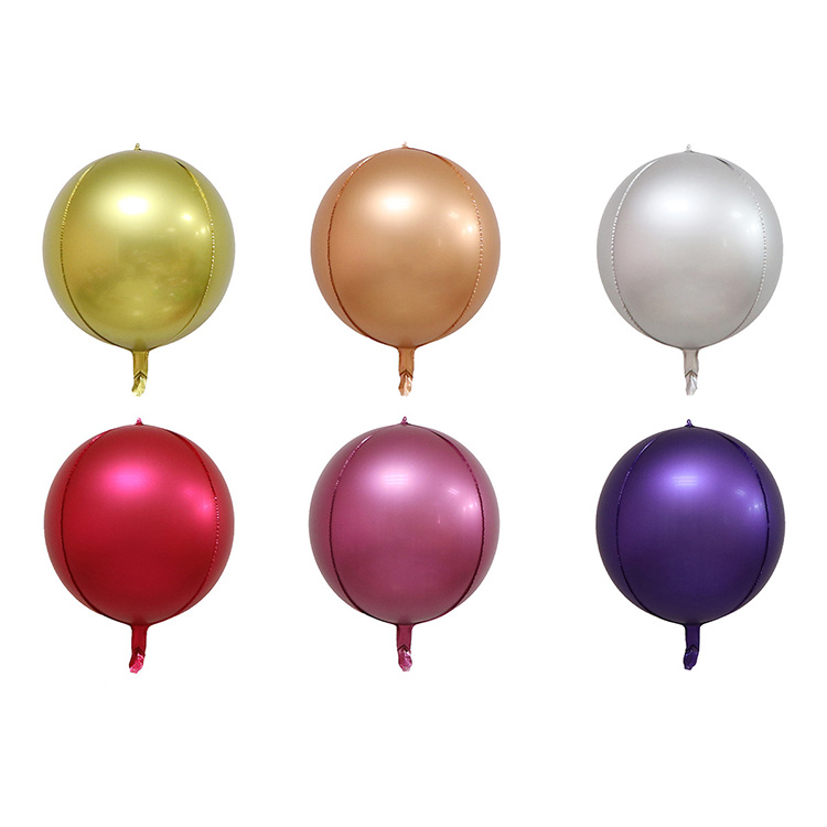22 Inch Metallic Luster Globes Party Decoration Foil Orbz Balloons