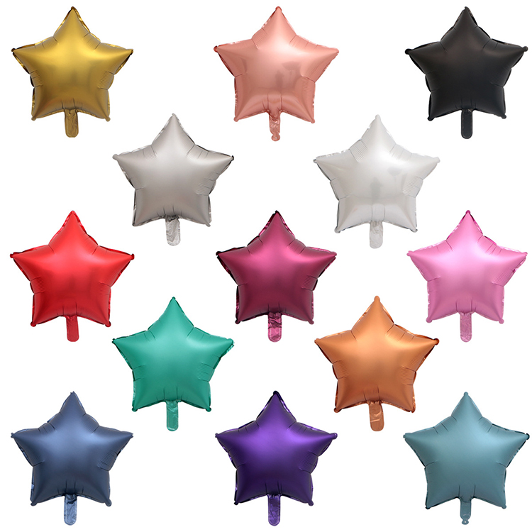 18 Inch Foil Star Chrome Balloons