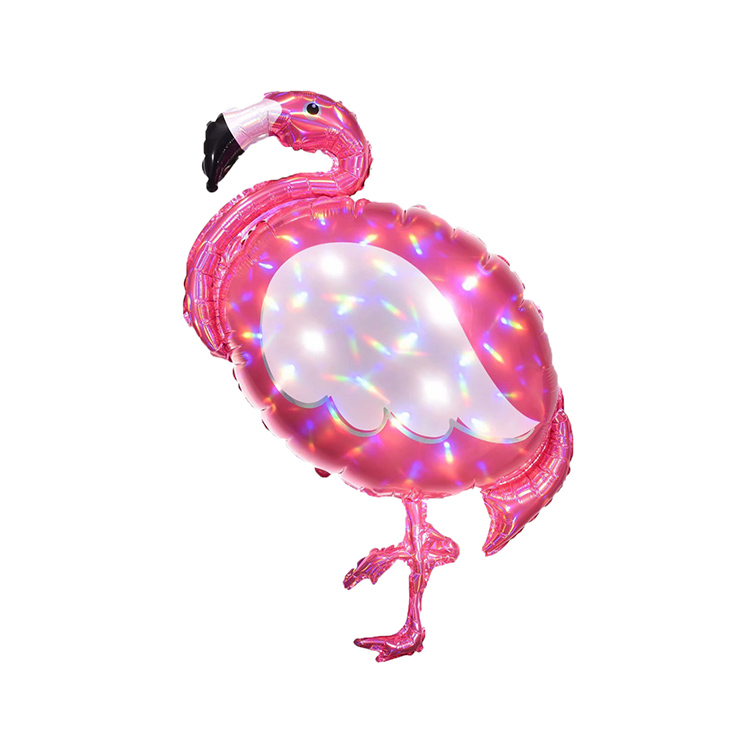 Giant Foil Laser Flamingo Balloons