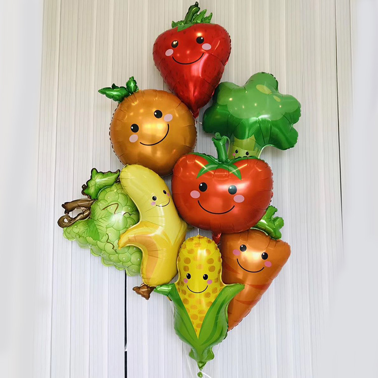 Foil Vegetables Fruit Balloons