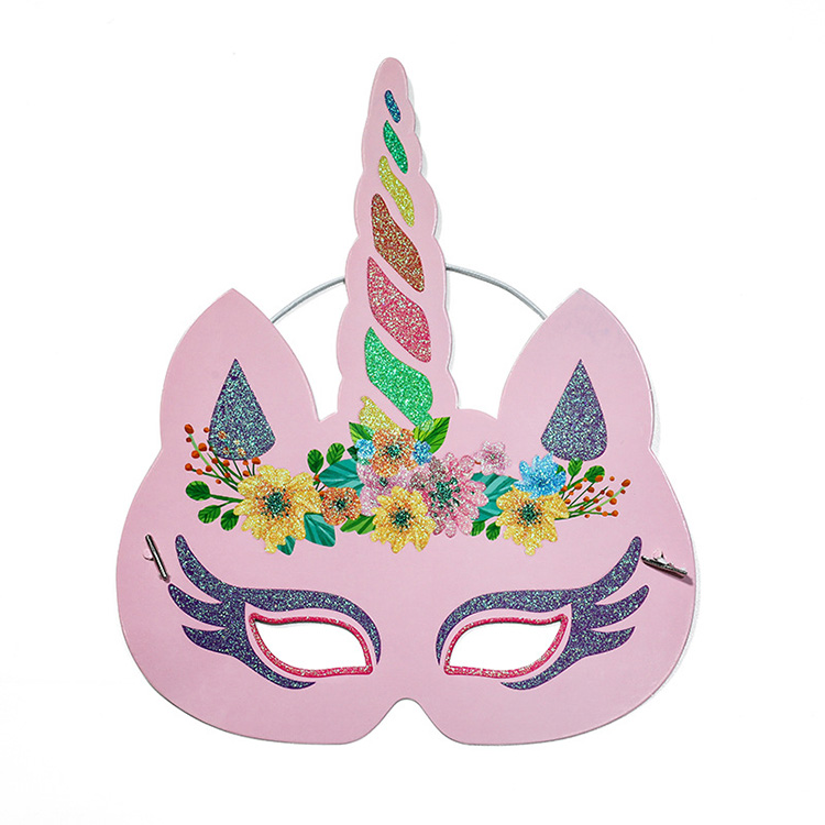 Paper Unicorn Party Mask