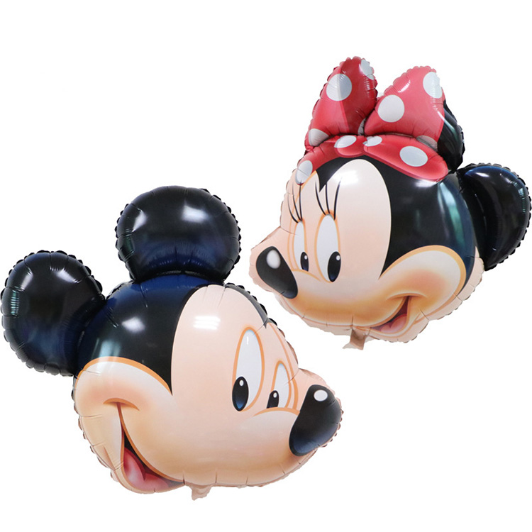 Foil Minnie Mickey Head Balloons