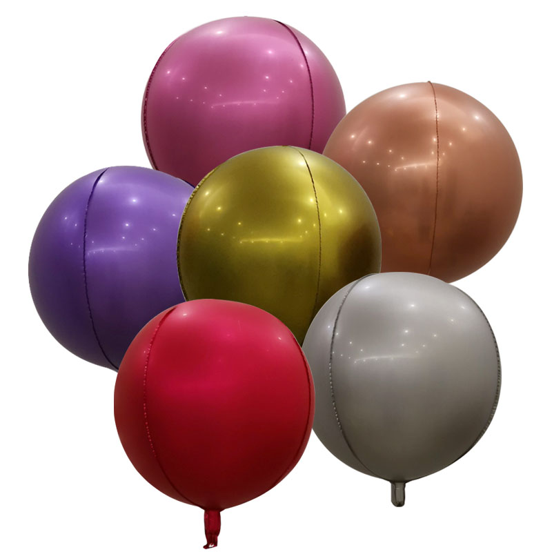 32 Inch Giant Wedding Party Favors Metallic Nylon Foil Orbz Balloons