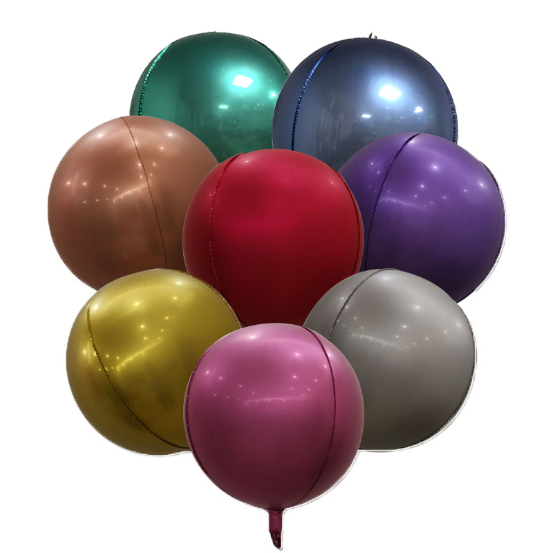 18 Inch Metallic Luster Party Decoration Foil Orbz Ballons