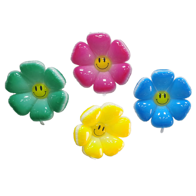 Jelly Color Sunflower Shape Garland Kit Daisy Foil Balloons For Party Decor