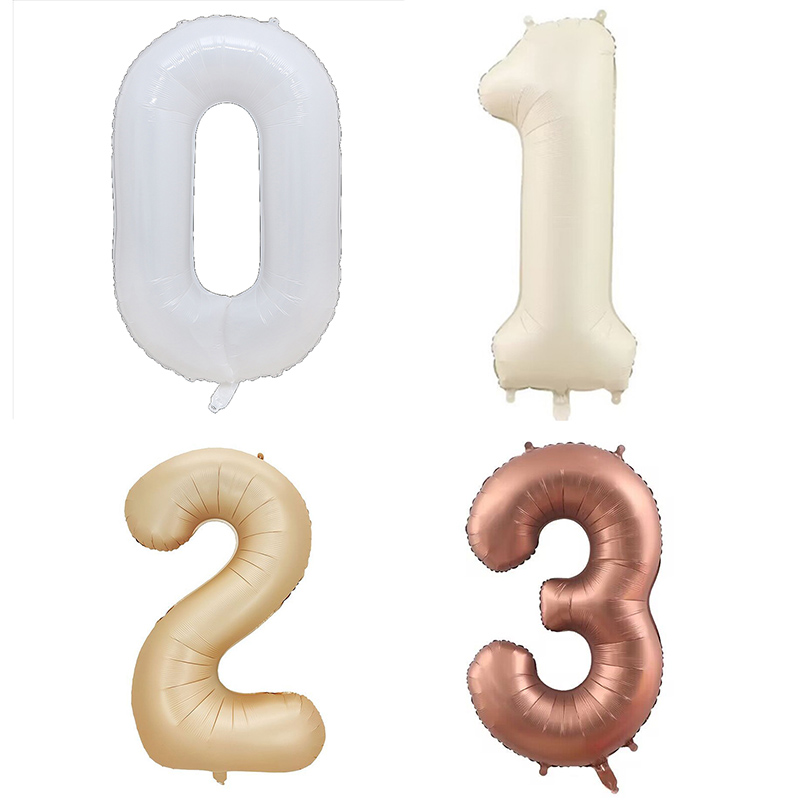 32 40 Inch INS Hot US Design Party Decoration Foil Number Balloons