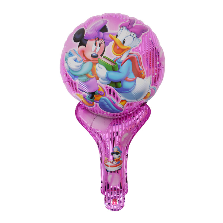 Air inflatable mylar Donald Duck cheering clap stick balloon