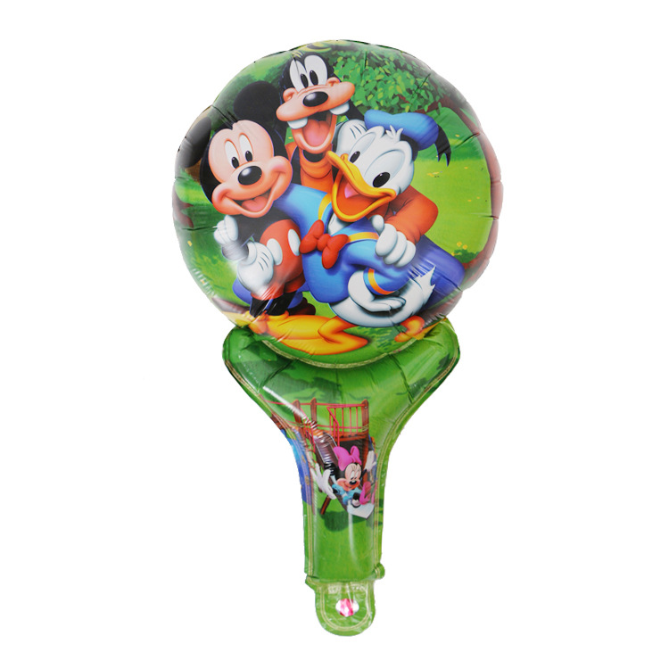 Air inflatable mylar Donald Duck cheering clap stick balloon