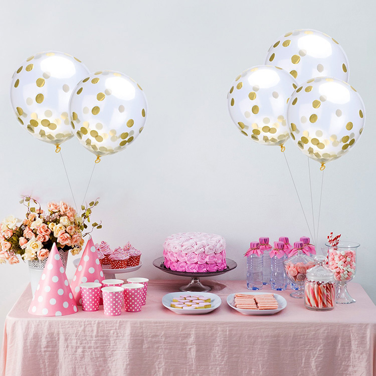 Party supplier weddings decoration 18 inch transparent latex balloons