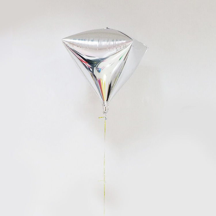 22 Inch Wedding Party Decoration Baloon Diamond Shape Foil Helium Balloons